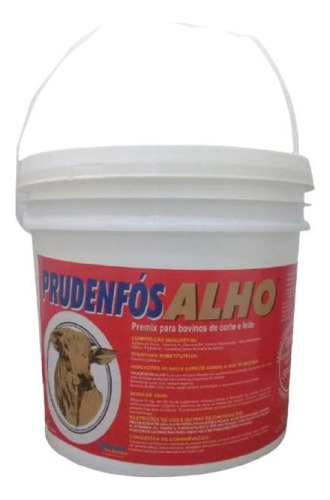 Prudenfós Alho, Carrapatos, Moscas E Bernes - Balde 10 Kg