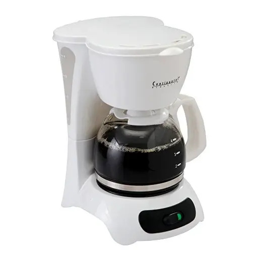 Continental Electric 4-copa Cafetera, Blanca | Envío gratis