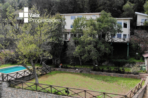 Parcela Con Gran Casa En 1ra Linea Laguna De Aculeo, Paine