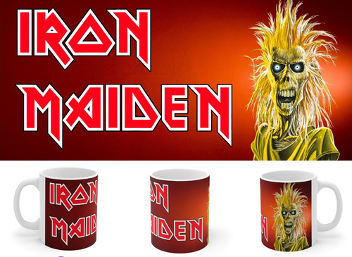 Rnm-0433b Taza Tazon Iron Maiden Disco Debut Version 2