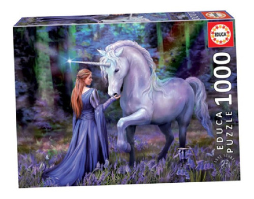 Rompecabezas Unicornio Bluebell Anne Stokes 1000 Pz Educa