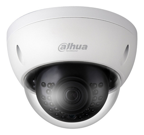 Cámara Ip Domo Dahua Antivandálica H.265+ 2.8mm Poe Ir 30mts