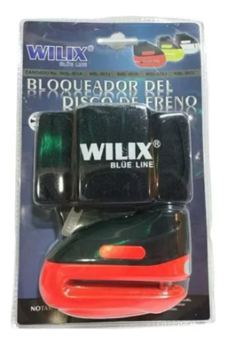Candado Wilix Blüe Line Disco 10mm  