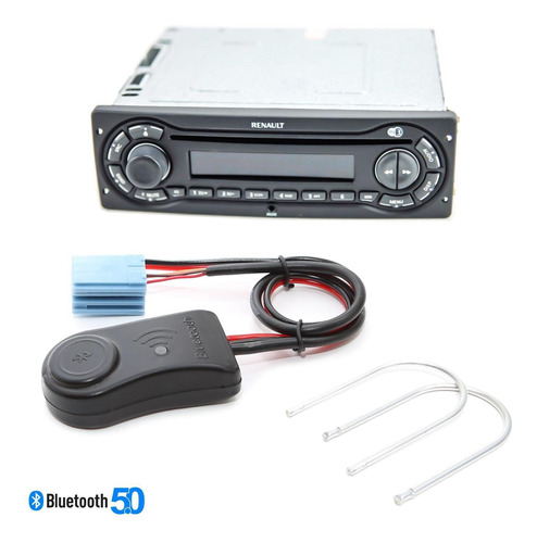 Interface Bluetooth Aux Para Radio Original Renault Logan