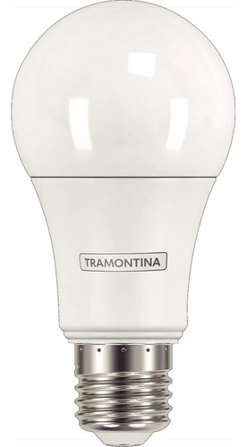 Lâmpada LED Bulbo Tramontina Branca 9W 6500K E27