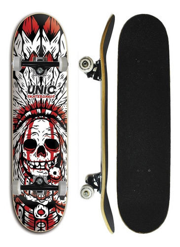 Skate Completo Para Crianças E Adultos Unic Skateboard