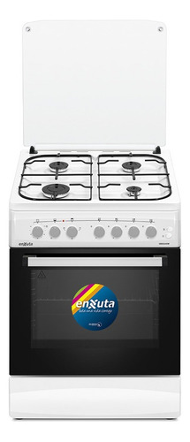 Cocina A Gas Enxuta Cenx5642w Blanca 60x60 C/grill Landford