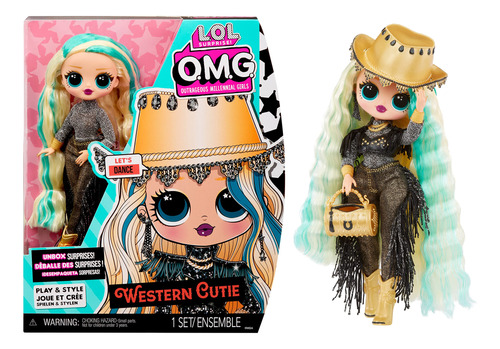 L.o.l. ¡sorpresa! O.m.g. Western Cutie Fashion Doll Con Mul