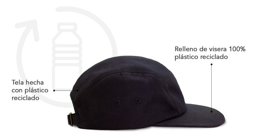 Gorra Visera Plana Flat Martha 5 Panels Original