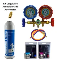 Comprar Kit Carga Aire Auto, Acoples, Manifold, Manguera Y Lata 134
