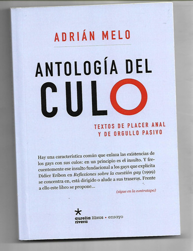 Antologia Del Culo De Adrian Melo - Texto Gay Homosexual