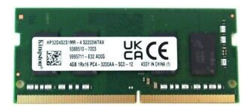 Memoria Ram Notebook Kingston 4gb Pc4-3200 Hp32d4s2s1mr (Usado)