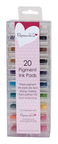 Papermania Tinta Pigmentada Mini Almohadilla 20 Unidad Vario