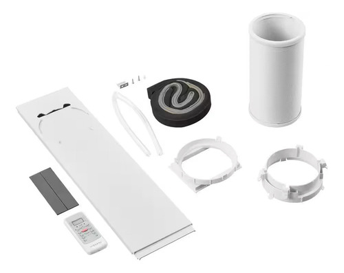 Aire Acondicionado Portatil Vissani 5000 Btu Deshumificador Color Blanco