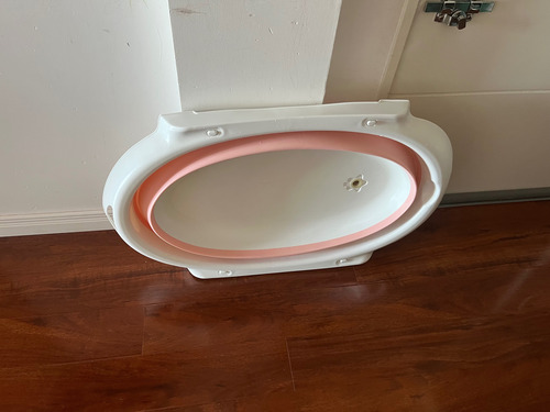 Bañera Plegable Para Bebés Blanco Blanca Y Rosa (Usado)