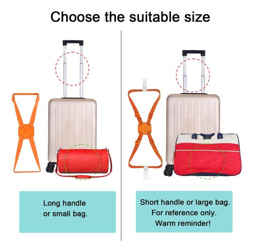 Correas De Equipaje Bungees Guanjunx Para Añadir Una Bolsa (