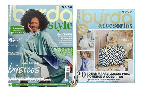 Imagen 1 de 10 de Revista Burda Style Patrones Moldes Española Costura