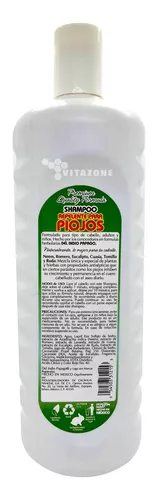 Shampoo Repelente Para Piojos Repelente Del Indio Pagago 1.1 Litro Romero,  Ruda
