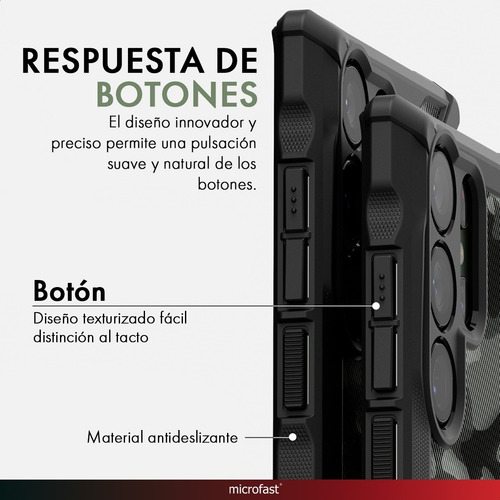 Imagen 4 de 10 de Funda Ringke Original Samsung S23 Ultra Fusion-x Black Tpu