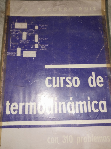 Libro Curso De Termodinamica 11 Edición Facorro Ruiz E1