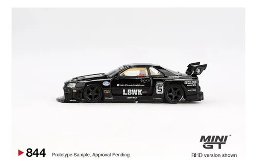 Mini Gt 844 - Nissan Lb-er34 Super Silhouette Skyline Black