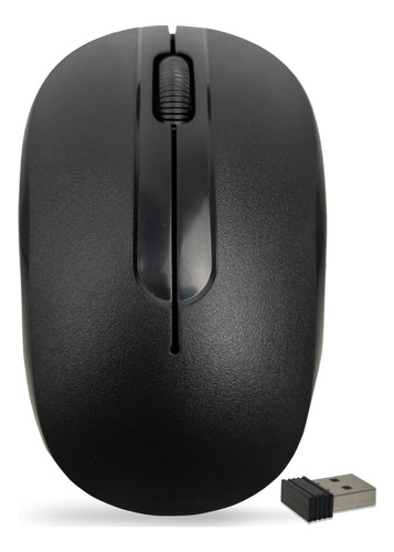 KMEX Mouse óptico sem fio wireless 1200dpi preto ma-d233 kmex Preto