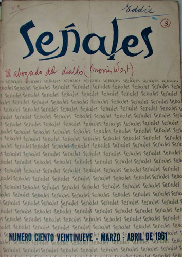 Revista Señales - Notas, Reportajes  N# 129 - Mar Abril 1961