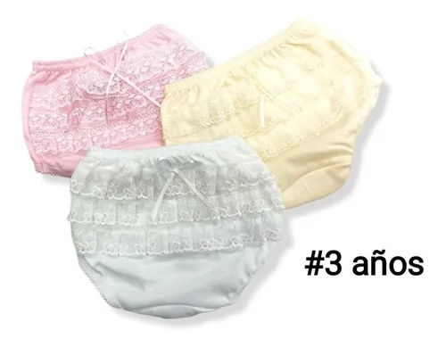 Calzon con olanes para bebe sale