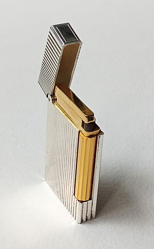 Encendedor S.t. Dupont Paris De Plata Con Estuche (Usado)