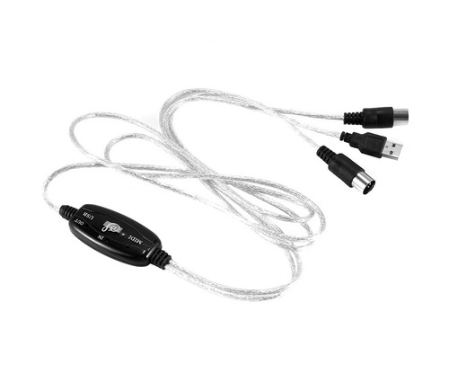 Adaptador De Cable Midi De Entrada/salida Usb Para Pc A Tecl