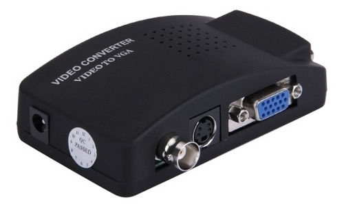 Convertidor Video Bnc Vga Negro
