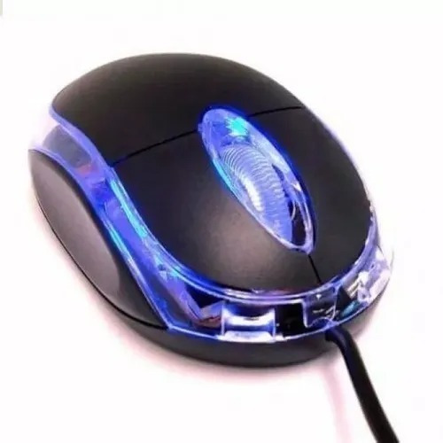 Mouse Optico Kanji Pc Notebook Usb Led Luminoso Castelar