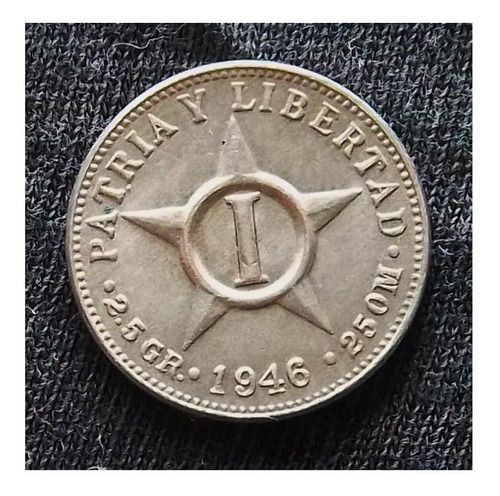 Moneda Cubana 1 Centavo 1946 Sin Circular Km  9.1