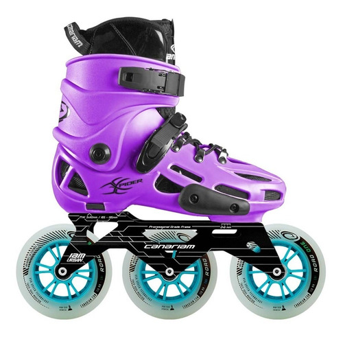 Patines Canariam Xpider Morado Chasis Rex 3x110mm