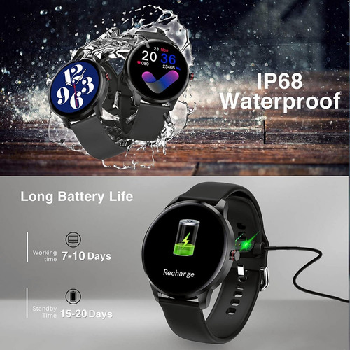 Imagen 9 de 10 de Reloj Inteligente Deportivo Multifunción Smart Watch Unisex