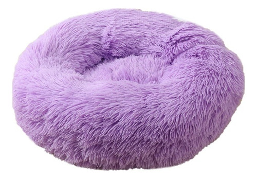 Cama Perro Mascota Antiestres Felpa 60 Cms Talla L