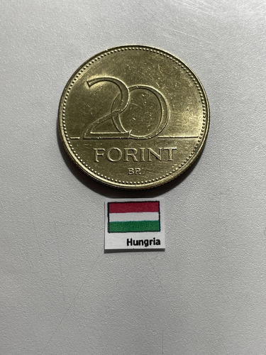 Moeda 20 Forint 2018, Hu 02 Hungria (Usado)