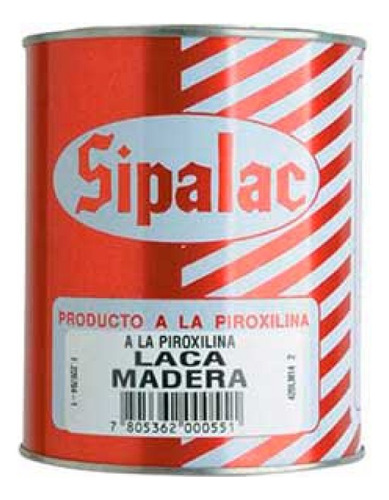 Laca Madera A La Piroxilina Sipa Brillante 1/4 Galón