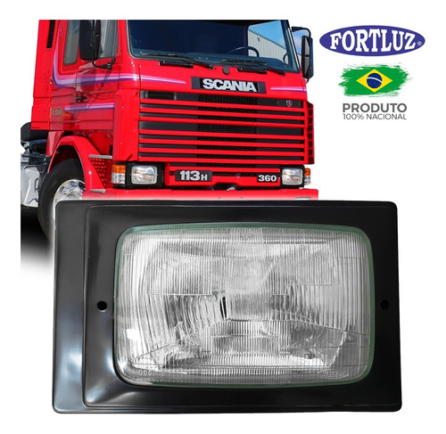 Farol Direito Scania 113 87 88 89 90 91 92 93