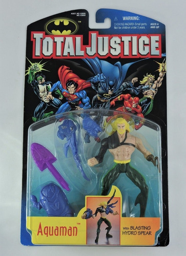 Dc Comic Total Justice Kenner Figura De Acuaman Unica!!!!!!!