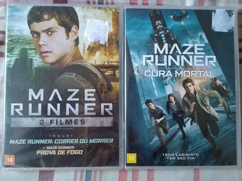 Dvd Maze Runner Correr Ou Morrer + A Prova De Fogo - Lacrado