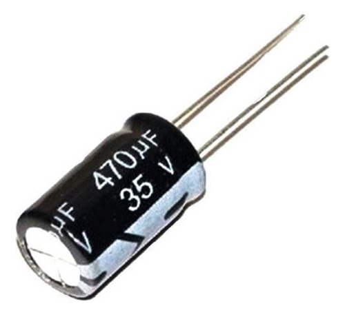 50 Peças Capacitor Eletrolítico 470uf 35v 470 X 35 105ºc