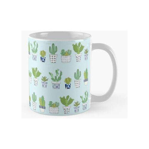 Taza Cactus Y Suculentas Calidad Premium