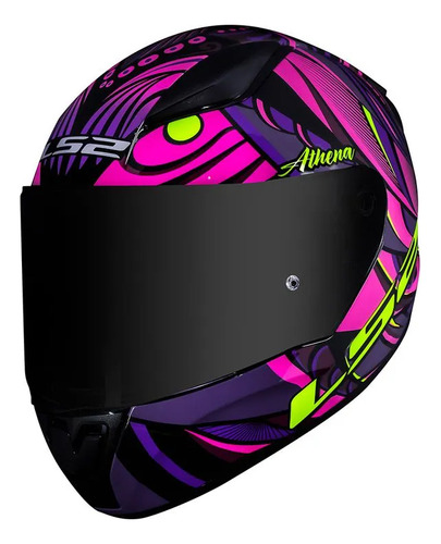 Capacete Ls2 Ff353 Rapid Athena Roxo - 60