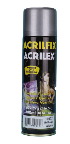 Barniz Acrilex 10672 Acrilfix 300 Ml Brillante Flaber