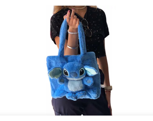 Bolso Infantil De Peluche De Stitch Felpa