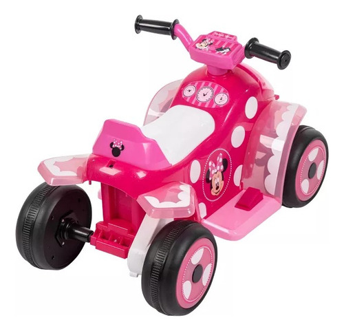 Minnie Mouse Cuatrimoto Rosa Disney Junior Huffy 6v / U