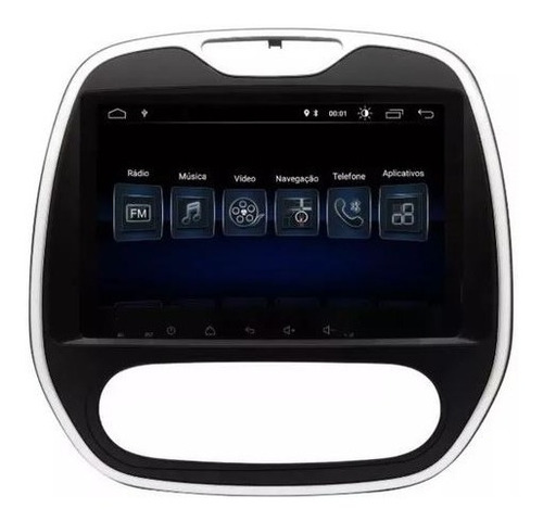 Imagem 1 de 5 de Multimídia Renault Smart Nav Tela 9 Pol Captur 7711733750