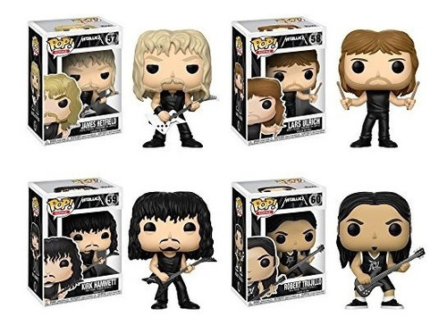 Funko Music Pop! Metallica James Hetfield Lars Ulrich Kirk