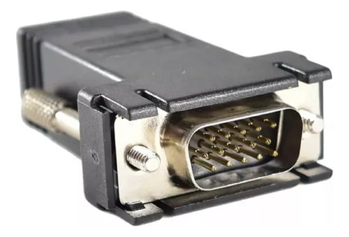 6 Adaptador Convertidor Extensor De Video Vga A Rj45 Utp Red